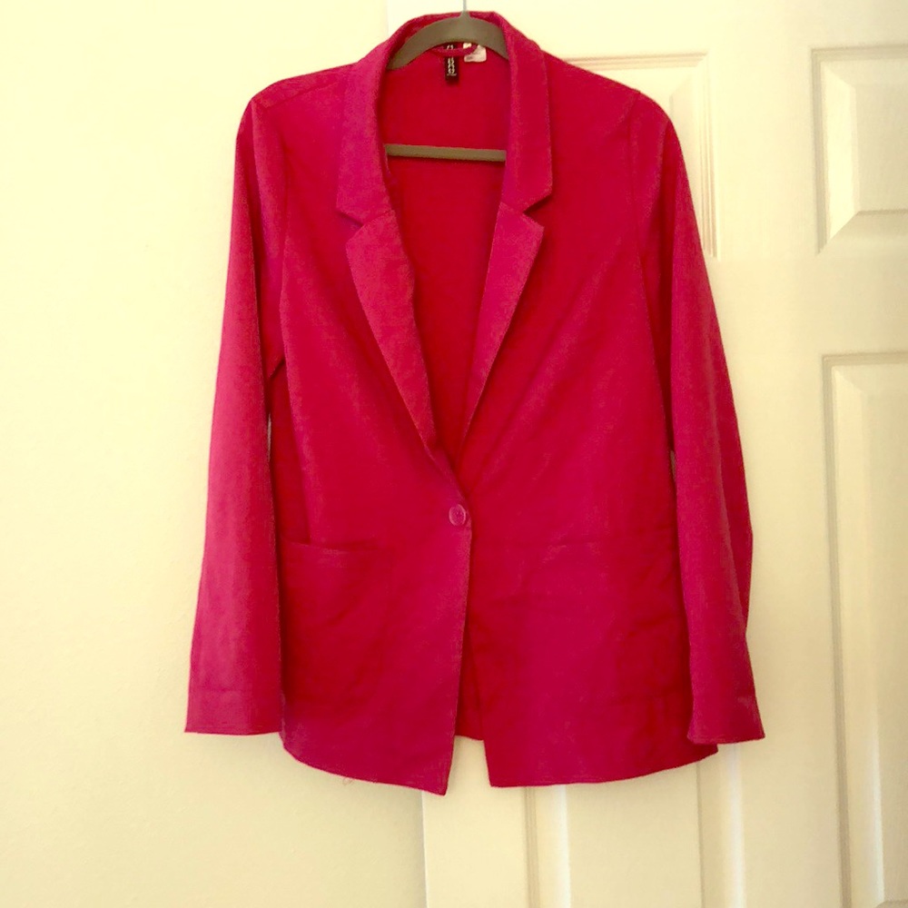 Hot Pink H&M Blazer - Size 12